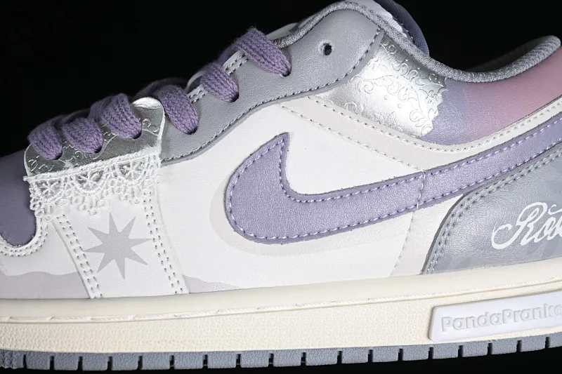 All categories Air Jordan Jordan series basketball shoes Air Jordan 1 Low Air Jordan 1 Low AJ1 Joe 1 Panda Prank Modern Wei Realm Gray Series Medal of the Rose Low-top cultural retro basketball shoes 553560-053